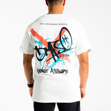 DF DRIP White/Blue T-Shirt
