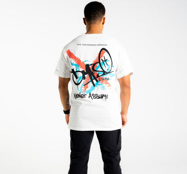 DF DRIP White/Blue T-Shirt