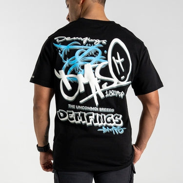 DMF GRAFF "BLK / BLUE" T-SHIRT