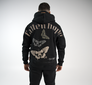 Fallen Butterfly "BLK/BLK" Hoodie