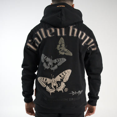 Fallen Butterfly "BLK/BLK" Hoodie