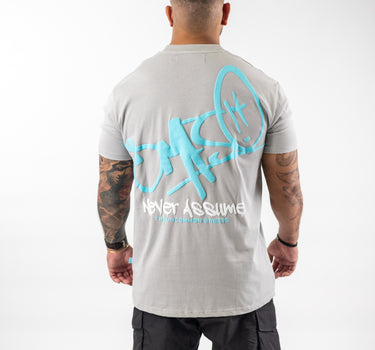 Never Assume "Grey Mist" T-Shirt