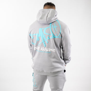 Never Assume "Grey Mist" Hoodie