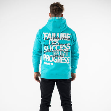 FAILURE IS SUCCESS "Blk/Teal" Hoodie
