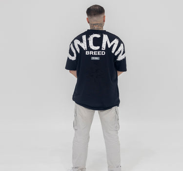 S-UNCMN "BLK / White" T-Shirt