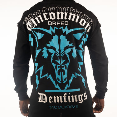Uncommon Wolf - Blue/BLK Longsleeve H-T
