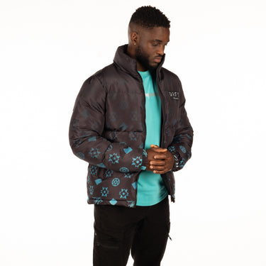 Monogram "Gradient Blue" Puffer Jacket
