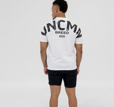 S-UNCMN "White / BLK" T-Shirt