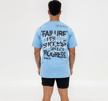 FIS Cross "Powder Blue / BLK" T-Shirt