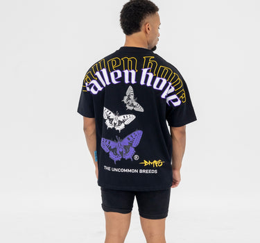 Fallen Buterfly OVERSIZED “BLK / Purple" T-Shirt