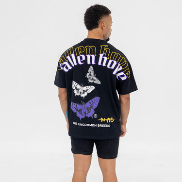 Fallen Buterfly OVERSIZED “BLK / Purple" T-Shirt