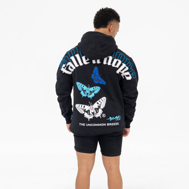 Fallen Butterfly "BLK / Blue" Hoodie