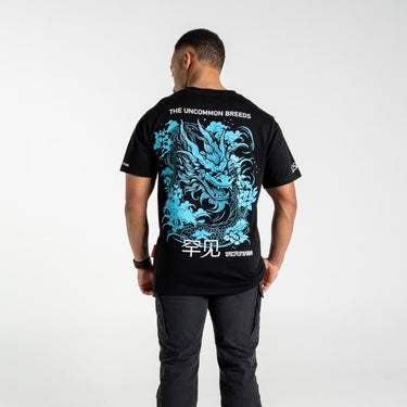 Uncommon "DRAGON" Blk/Blue T-Shirt
