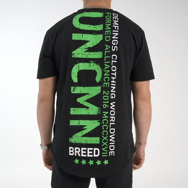 S-SPINE "BLK / Cactus Green" T-Shirt