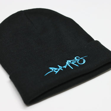DMFS Cuff Beanie (BLK / BLUE)
