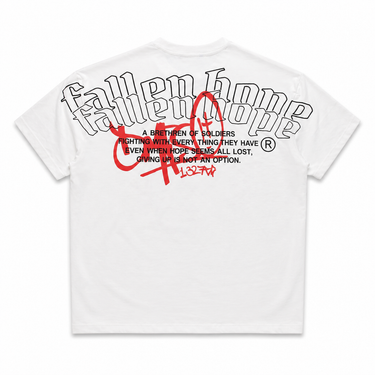 Fallen Hope 2.0 "WHITE/RED" T-Shirt