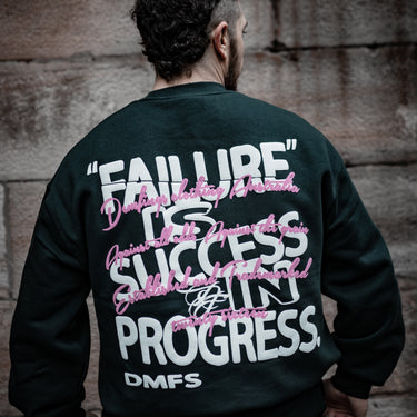 Pine Green / Pink FIS - Crewneck