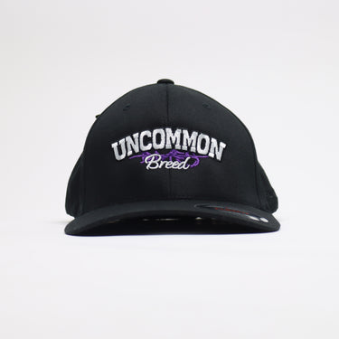 BLK With Purple "Uncommon Breed" FLEXFIT Hat