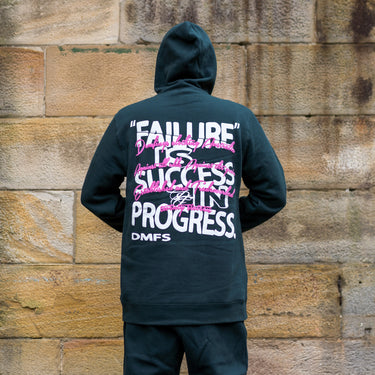 Pine Green / Pink FIS - Hoodie