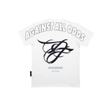 Against All Odds “White / White” T-Shirt