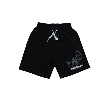 Never Assume "BLK/Grey" Track Shorts