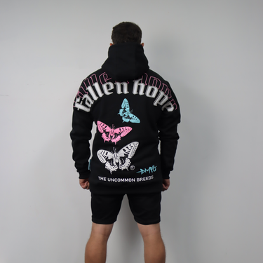 Fallen Butterfly "BLK / Pink" Hoodie