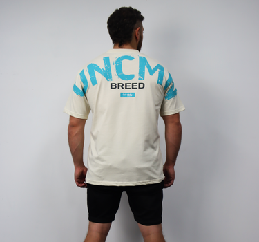 S-UNCMN "Beige / Blue" T-Shirt