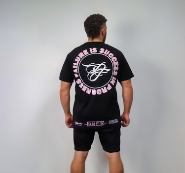 RFIS "BLK/Pastel Pink" T-Shirt