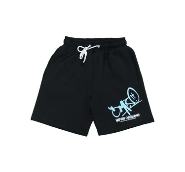 Never Assume "BLK / Teal" Track Shorts