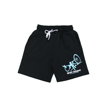 Never Assume "BLK / Teal" Track Shorts