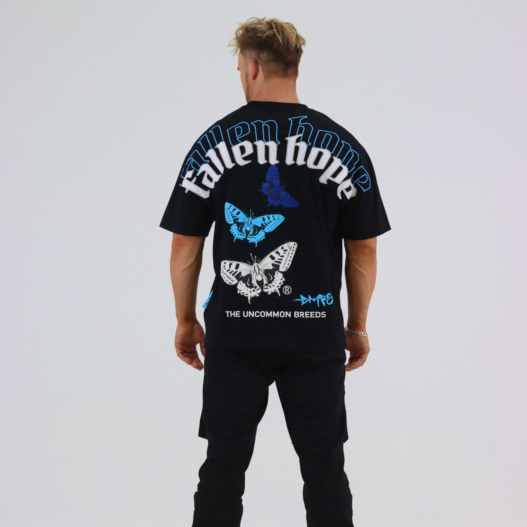 Fallen Buterfly "BLK / Blue" T-Shirt