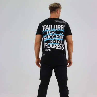 FIS Cross "BLK / Blue" T-Shirt