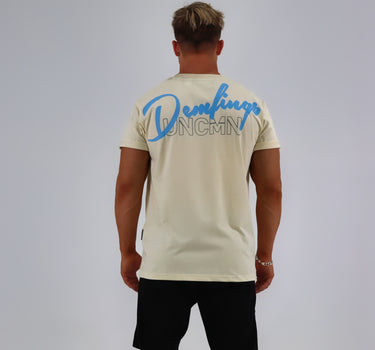 DF UNCMN "Beige/Powder Blue" T-Shirt