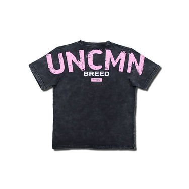 S-UNCMN "Stonewash" Blk/Pink T-Shirt