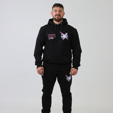 DF DRIP "BLK/PINK" HOODIE