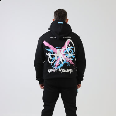 DF DRIP "BLK/PINK" HOODIE