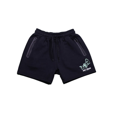NAS "Blk/Green" Track Shorts