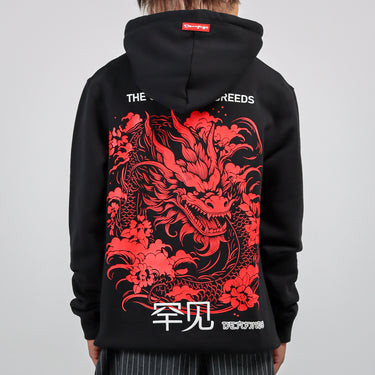 DRGN "BLK/RED" Hoodie