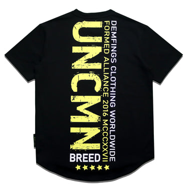 S-SPINE "BLK / YELLOW" T-Shirt