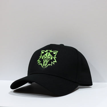 WOLF "BLK/Neon Green" Snapback