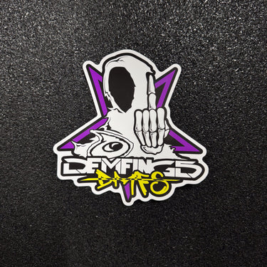 Penta "White/Purple" Sticker
