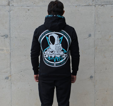 Penta "BLK/Blue" Hoodie