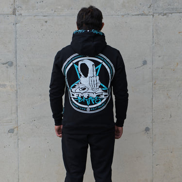 Penta "BLK/Blue" Hoodie