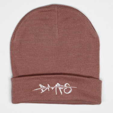 DMFS Cuffed Beanie (Pearl Pink / WHITE)