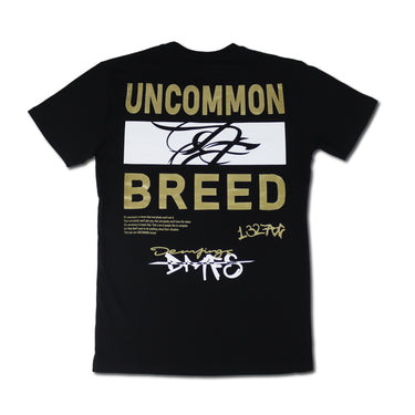 BLK/GOLD "UNCMN/Breed" T-Shirt