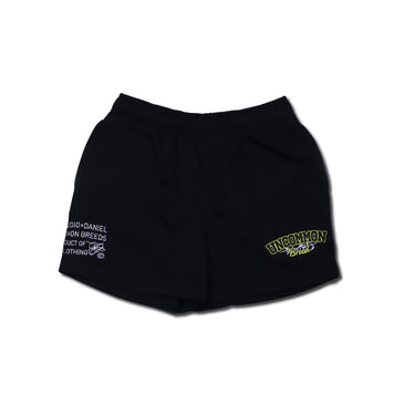 "Statement 2.0" Yellow/BLK Embroidered Shorts