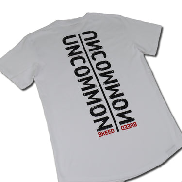 WHITE/BLK "SPINE" T-Shirt